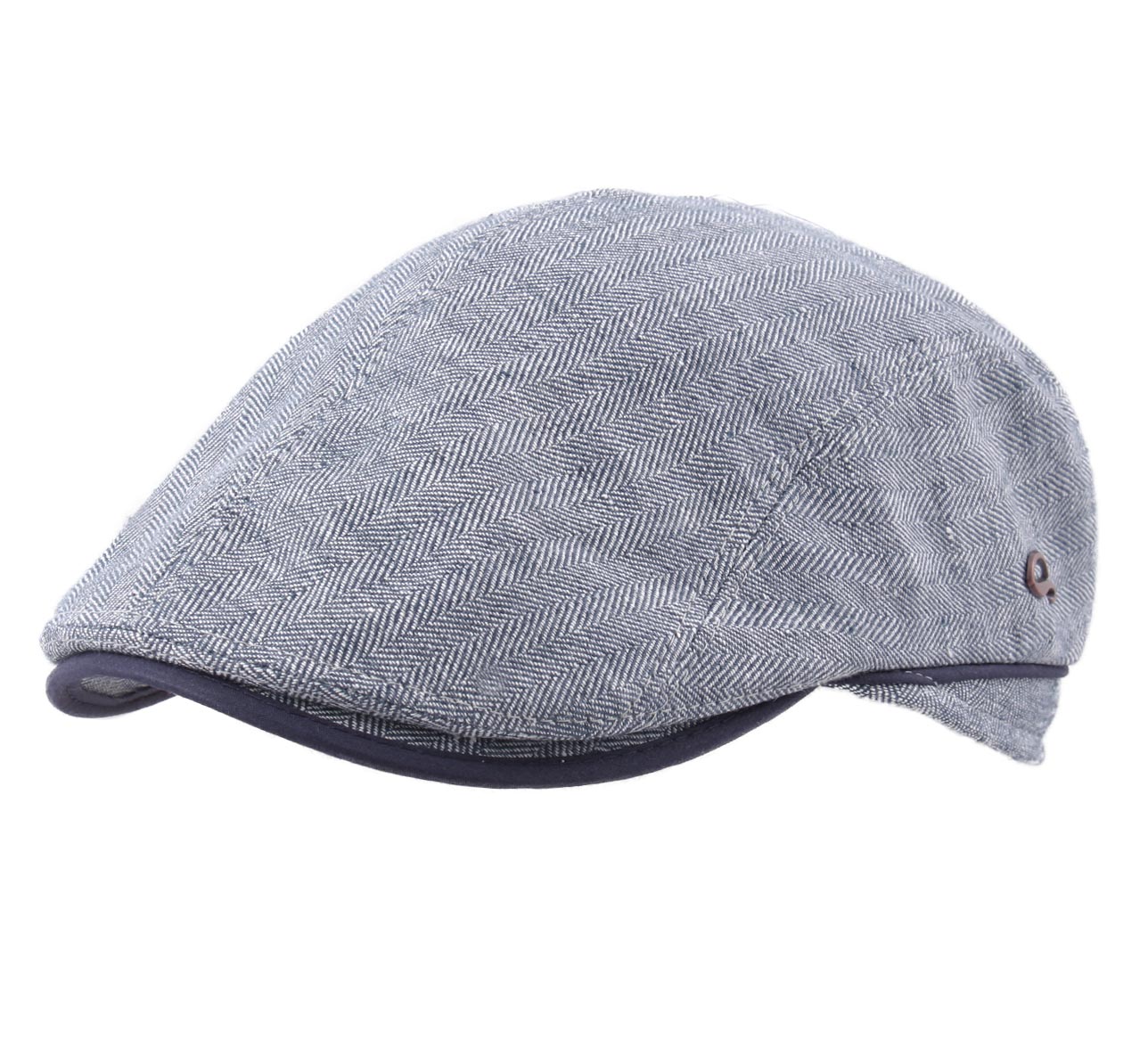 mens linen flat cap